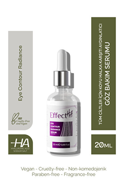 EffectHA Eye Contour Radiance Tüm Ciltler Için Koyu Halka Karşıtı Aydınlatıcı Göz Bakım Serumu