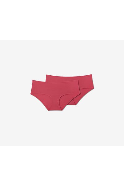 Tchibo Women 2 Pcs Solid Panty, Pink