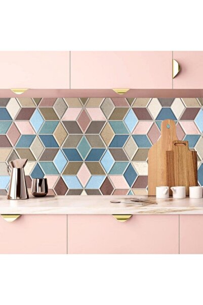 Bigaimaj Фольга для кухонної стільниці з геометричним візерунком - клейка, 60...