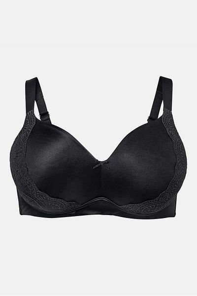 Tchibo Women Non Padded Non Wired Lace Soft Bra, Black