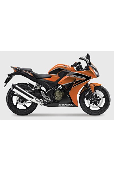 Motiker Honda Cbr250R 2017 Turuncu Sağ Grenaj Sticker
