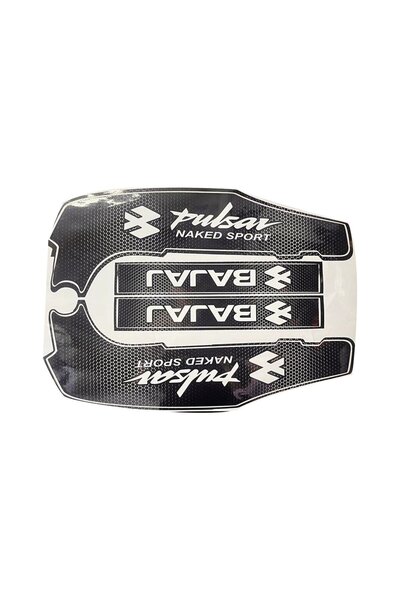 Bajaj Pulsar NS200 Siyah Şase ve Maşa Sticker Etiket Modeli