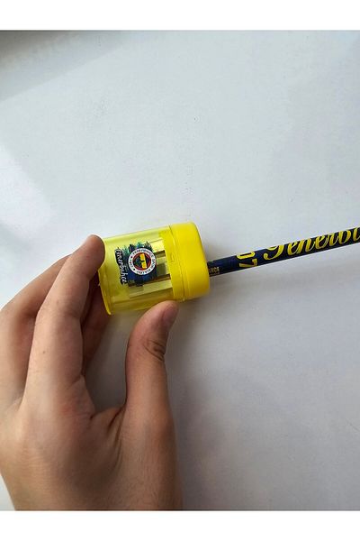 Timon Double Blade Pencil Sharpener with Chamber