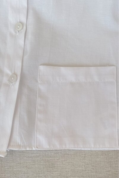 Gizce Madonna Beyaz Gömlek