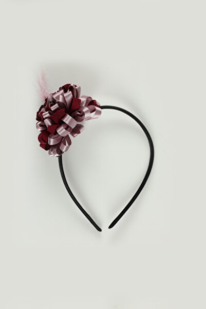 Panço Girl's Black Crown with Tassel Accessories