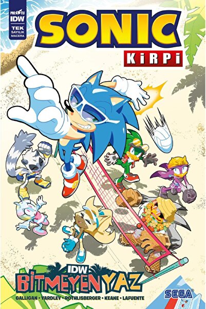 Presstij Kitap Sonic Kirpi: Bitmeyen Yaz