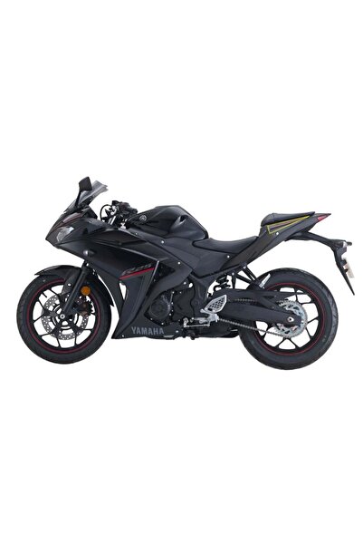 2018 Yamaha YZF R25 Siyah Sağ Arka Kuyruk Grenaj Sticker Etiket Modeli