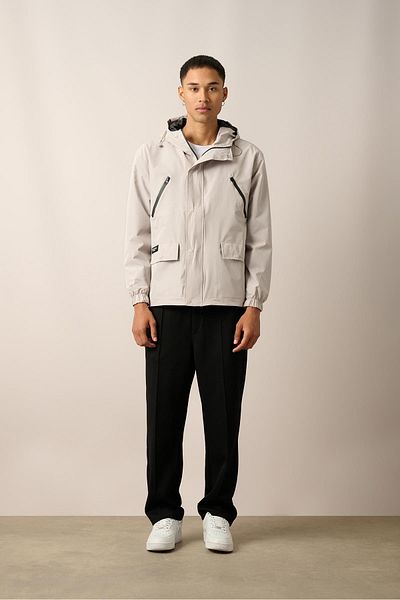 Rocqerx R-2378 Lined Hooded Raincoat with Double Pocket Cover