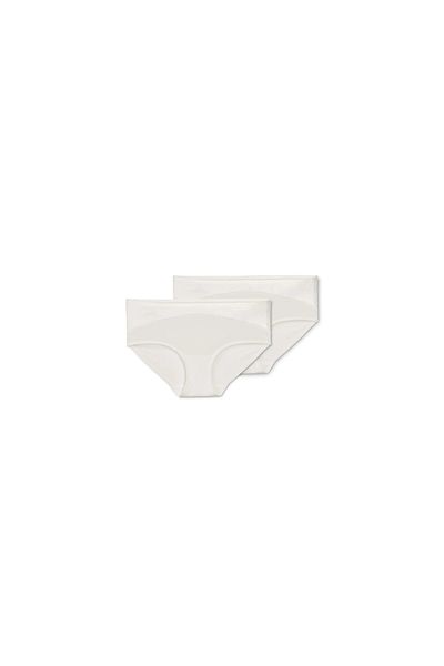 Tchibo Women 2 Pieces Plain Pull On Panty, White