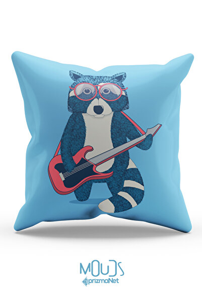 Moud's Двустранно принтирана калъфка за единична възглавница с музикален моти...