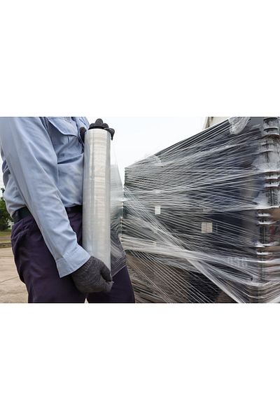 PLASTTY 50cm Stretch Film 300'mtHandheld Extra Sturdy 23 Micron A Quality Applicable for All Products
