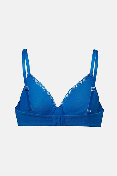 Tchibo Women Plain Underwire Bra, Blue