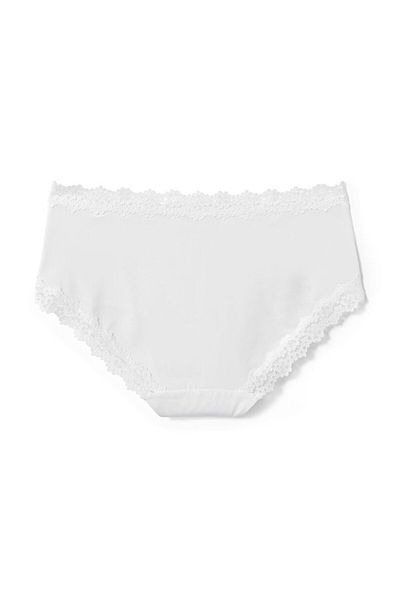 Tchibo Women 2 Pcs Lace Pull On Panty, White