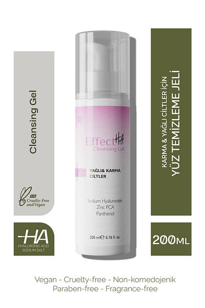 EffectHA Facial Cleansing Gel - For Combination and Oily Skin