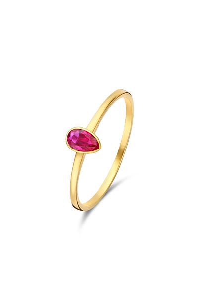 Isabel Bernard Isabel Bernard Baguette 14 Karat Ring, Stapelring 50