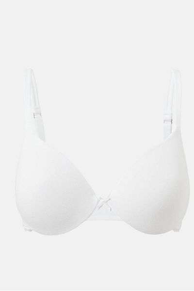 Tchibo Women Padded Wired Plain Bra, White