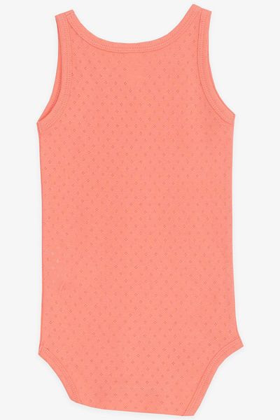 Breeze Baby Boy Snap Fastened Undershirt Bodysuit Jacquard 9 Months-3 Years, Coral