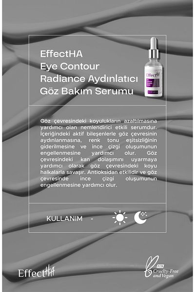 EffectHA Eye Contour Radiance - Dark Circle and Brightening Eye Care Serum for All Skin