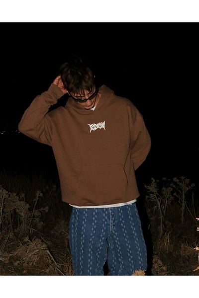 BPM Φούτερ Premium Coffee Color Starry Hoodie