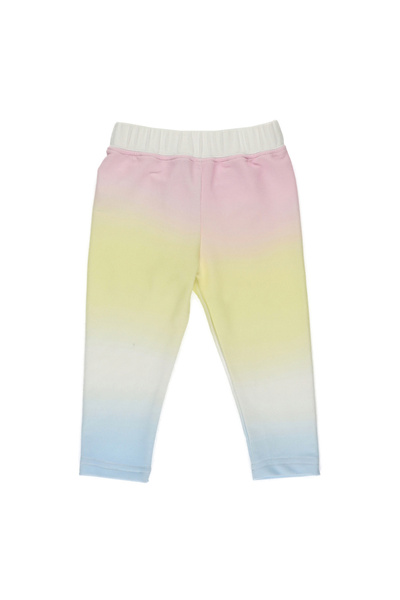 Panço Kız Bebek Degrade Detaylı Beyaz Tayt