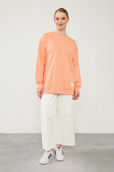 Levidor shirtLevidor Benetton – Geripptes Basic-Sweatshirt mit Fahrradkragen