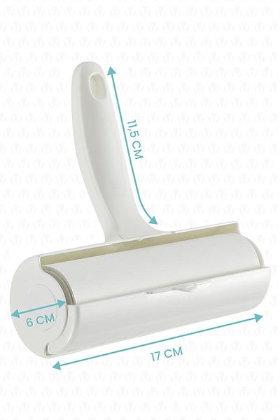 valletta Hose 60 Leaf Adhesive Lint Collector Roll White