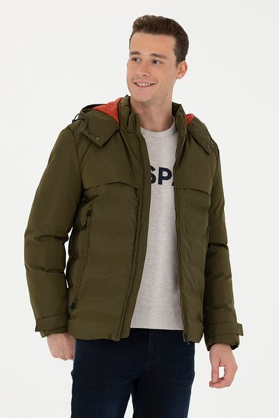 U.S. Polo Assn. Ανδρικό Χακί Παλτό 50269761 -VR027