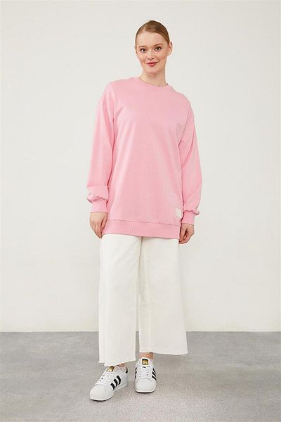 Levidor shirtLevidor Benetton – Geripptes Basic-Sweatshirt mit Fahrradkragen