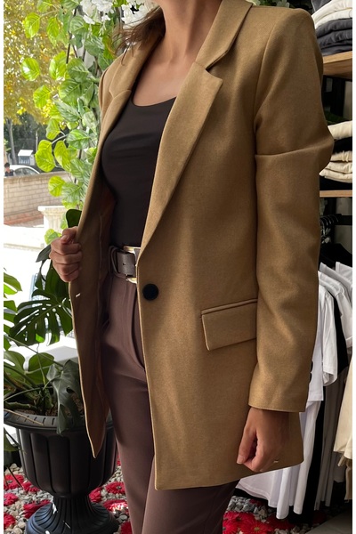 Marka Yün Efekt Blazer Ceket