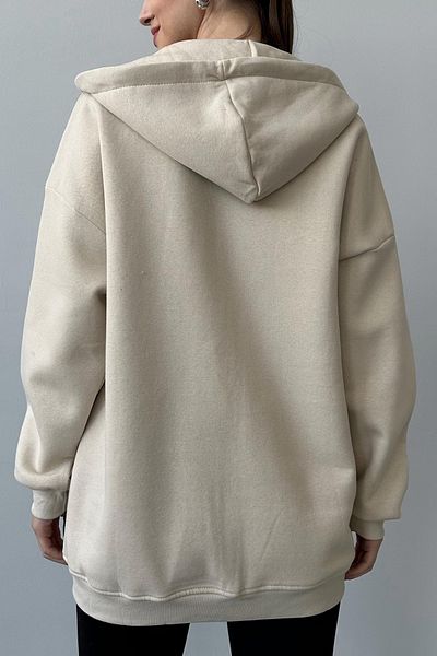 Slim'N Lift Oversize Φούτερ με κουκούλα με τρεις κλωστές