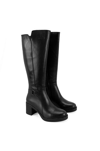 Desa Rianna Black Women's Leather Boots