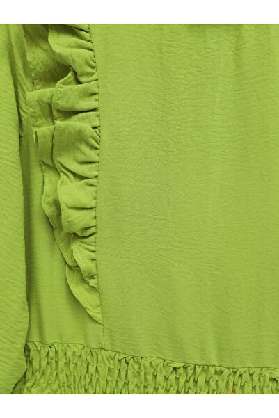 Modamorfo Μπλούζα Robadan Ruffle Waist Gathered Ayrobin -f.green