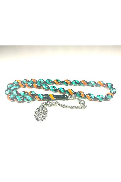 İskeçe Tesbih Старий срібний виріб з мінним оздобленням, проба 925 - великий ...