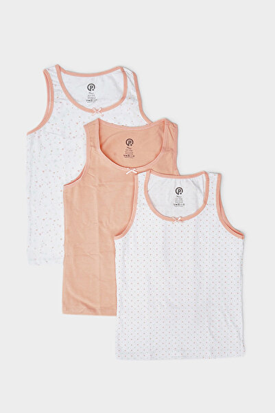 Panço Kız Çocuk 3'lü Atlet - İç Giyim