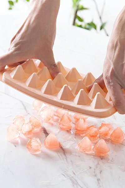 valletta Pamplona Pembe 18 Bölmeli Kapaklı Kristal Buz Kalıbı Dondurma Kalıbı...