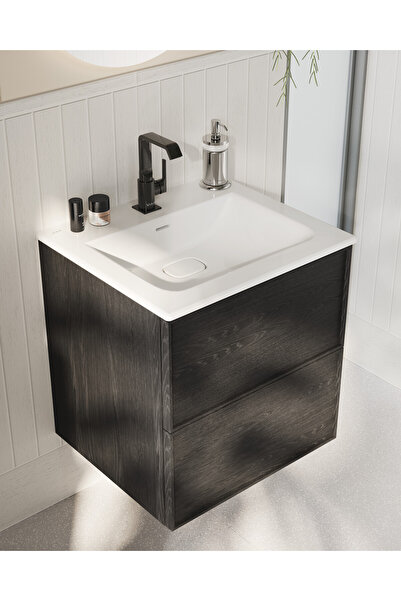 VitrA Glossy Black Sink Faucet - Suit a 4261639 , Side