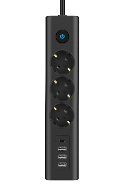 EksikSepeti Fulltech 3 Lü Usb Akım Kordonlu Priz Ftr-13