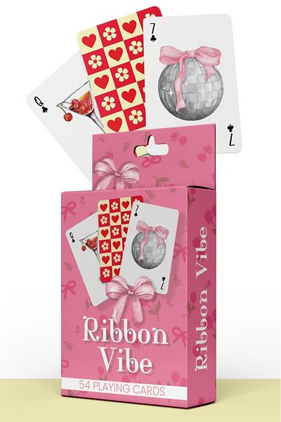 Planet Butik Ribbon Vibe Playing Card Poker Card