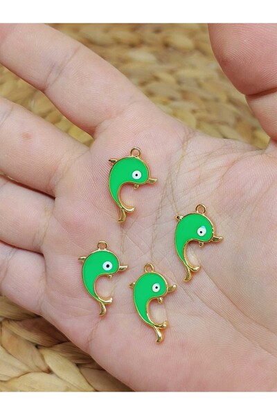 Yasamtohumu Pozlaćeni fosforno zeleni delfin aparat/2 komada (53216)