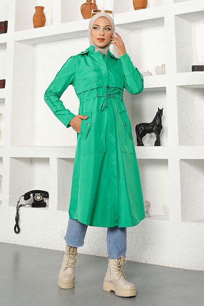 Modamihram Trenchcoat mit Kapuze