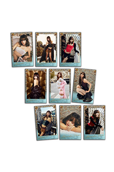 Güneş Kırtasiye Blackpink Lisa Moonlit Floor Fotokart Set 9 Adet Fotokart