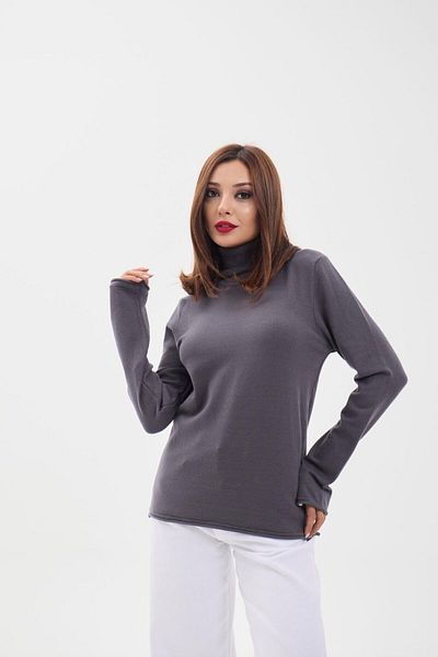 Lukas 4214 Model Knitwear Plain Fisherman Loose-Anthracite Color