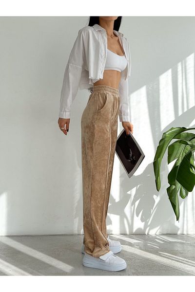 winmoda Wide Leg Velvet Pants Max Boy / Wide Leg Velvet Pants