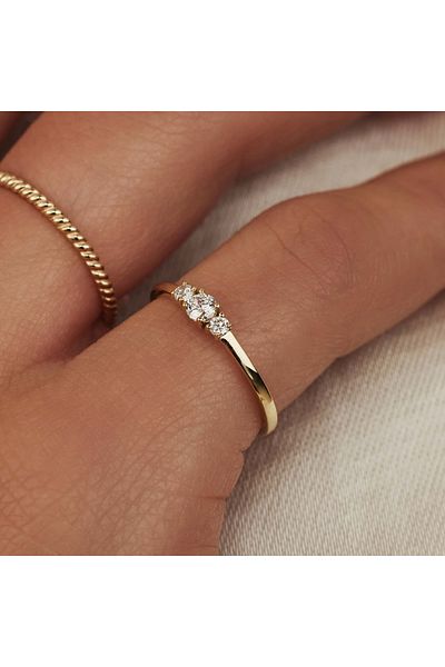 Isabel Bernard Isabel Bernard Rivoli 14 Karat Ring 60