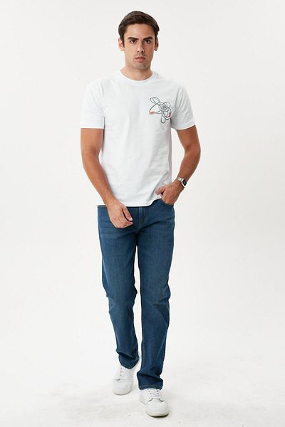 Twister Jeans Ανδρικό παντελόνι Martin 765-01 Πράσινο Μπλε