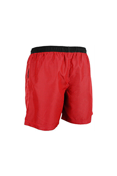 Guggen Mountain Pyjama kurz für Herren in rot