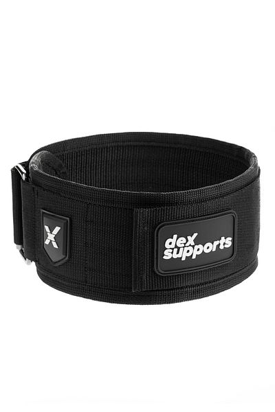 Dex Supports Lasting Energy Weight Belt X-Legion Weightlifting Belt Black L-Xl