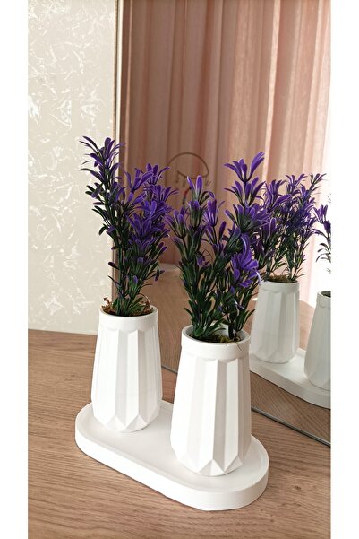 aksenbirstore Mini Straight Patterned Container Bowl Double and Oval Plate-Wi...