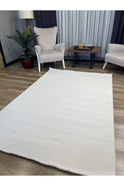 İpek Halı İpek Halı Sardes 6479 A Krem Gri Modern Salon Halısı