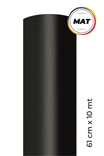 Ecce Folie de acoperire autoadeziva neagra mat 61 Cm X 10 Mt